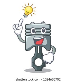 Have an idea miniature piston in the cartoon shape