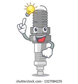 Have an idea miniature spark plug in cartoon shape