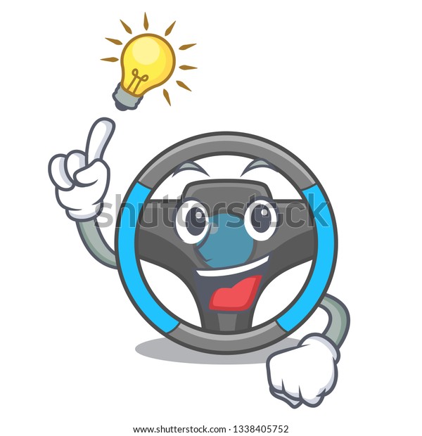 Have Idea Miniature Steering Wheel Cartoon Stock Vector Royalty Free 1338405752