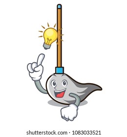 Have an idea mop mascot cartoon style
