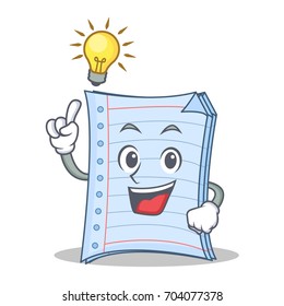 Have an idea notebook character cartoon design