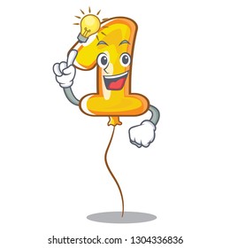 Have an idea number one balloon stickto cartoon door
