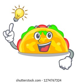 Have an idea omelette fried isolated on the mascot