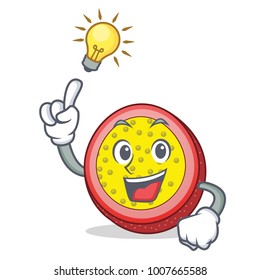 Have an idea passion fruit mascot cartoon