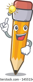 Have an idea pencil in the a character shape