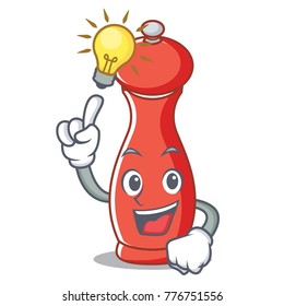 Have an idea pepper mill character cartoon