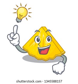 Have an idea pineapple slices on a cartoon plate