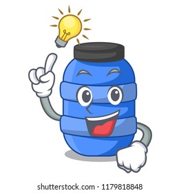 Have an idea plastic barrel container for fish cartoon