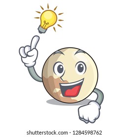 Have an idea Pluto planet isolated in with mascot