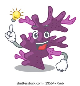 Have an idea purple coral reef the shape mascot