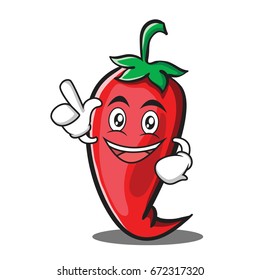 Have an idea red chili character cartoon