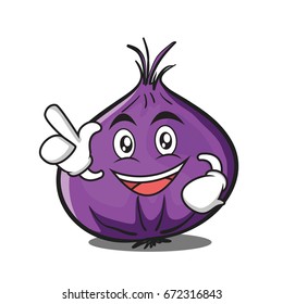 Have an idea red onion character cartoon