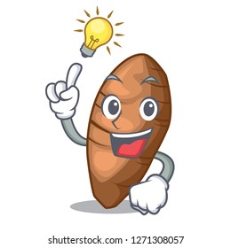 Have an idea sliced taro on shape cartoon funny