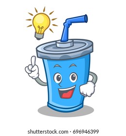 Have an idea soda drink character cartoon