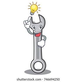Have an idea spanner character cartoon style
