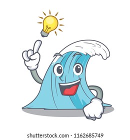 Have an idea splash surf wave cartoon