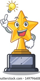 Have an idea star shaped cartoon the toy trophy