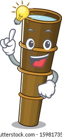 Have an idea telescope Scroll cartoon character design