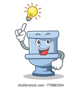 Have an idea toilet character cartoon style