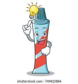 Have an idea toothpaste character cartoon style