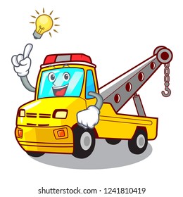 Have an idea tow truck for vehicle branding character