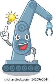 Have an idea toy mechatronic robot arm cartoon shape