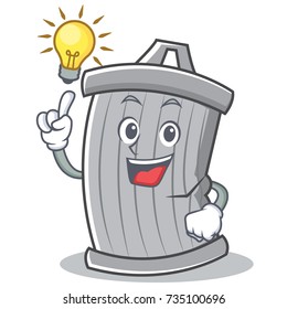 Have an idea trash character cartoon style