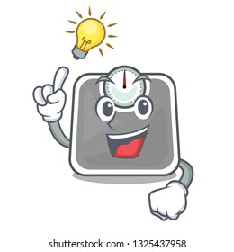 Have an idea weight scala isolated with in cartoons
