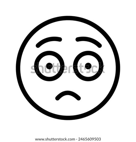Have a look at beautifully design afraid emoji vector