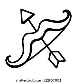 Have a look at doodle archery icon