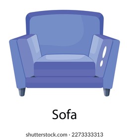 Have a look at flat icon of Sofa