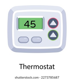 Have a look at modern flat icon of thermostat