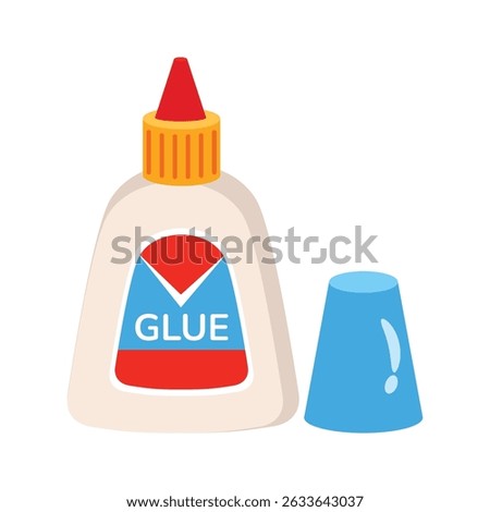 Have a look at this 2d icon of glue bottle
