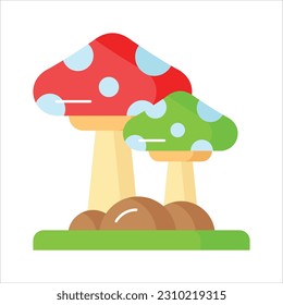 Have a look at this amazing icon of mushroom, oyster mushroom in modern style