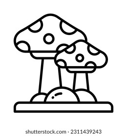 Have a look at this amazing icon of mushroom, oyster mushroom in modern style