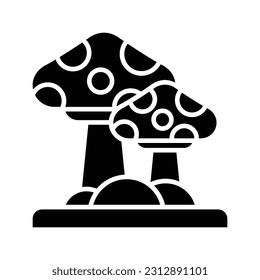 Have a look at this amazing icon of mushroom, oyster mushroom in modern style