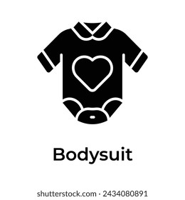 Have a look at this amazing icon of baby suit in trendy style