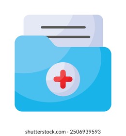 Echa un vistazo a este increíble ícono de datos médicos, Vector del historial médico del paciente