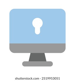 Echa un vistazo a este increíble icono de la seguridad informática en estilo moderno