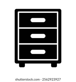 Have a look at this amazing icon of drawer, ready to use vector