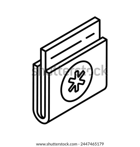 Have a look at this amazing icon of medical data, isometric vector of patient medical record