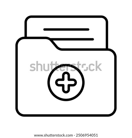 Have a look at this amazing icon of medical data, vector of patient medical record