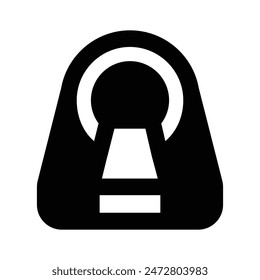 Have a look at this amazing logotype icon of ct scanner, mri machine