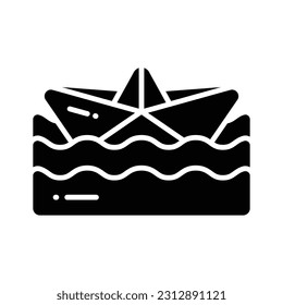 Have a look at this at this amazing vector of paper boat in modern style, origami boat