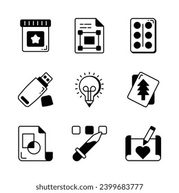 Have a look at this beautifully designed art and design icons set