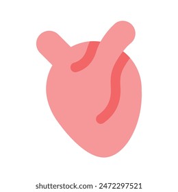 Have a look at this beautifully designed icon of human heart, medical and healthcare