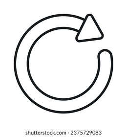 Schauen Sie sich dieses sorgfältig gestaltete Symbol der Erneuerung im trendigen Stil an
