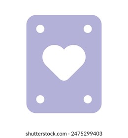 Have a look at this creative icon of poker card, ace of hearts