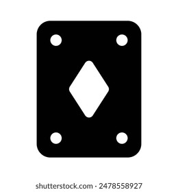 Echa un vistazo a este icono creativo de la tarjeta de póquer, as de corazones