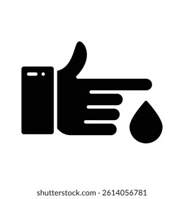 Have a look at this creatively crafted blood test vector design